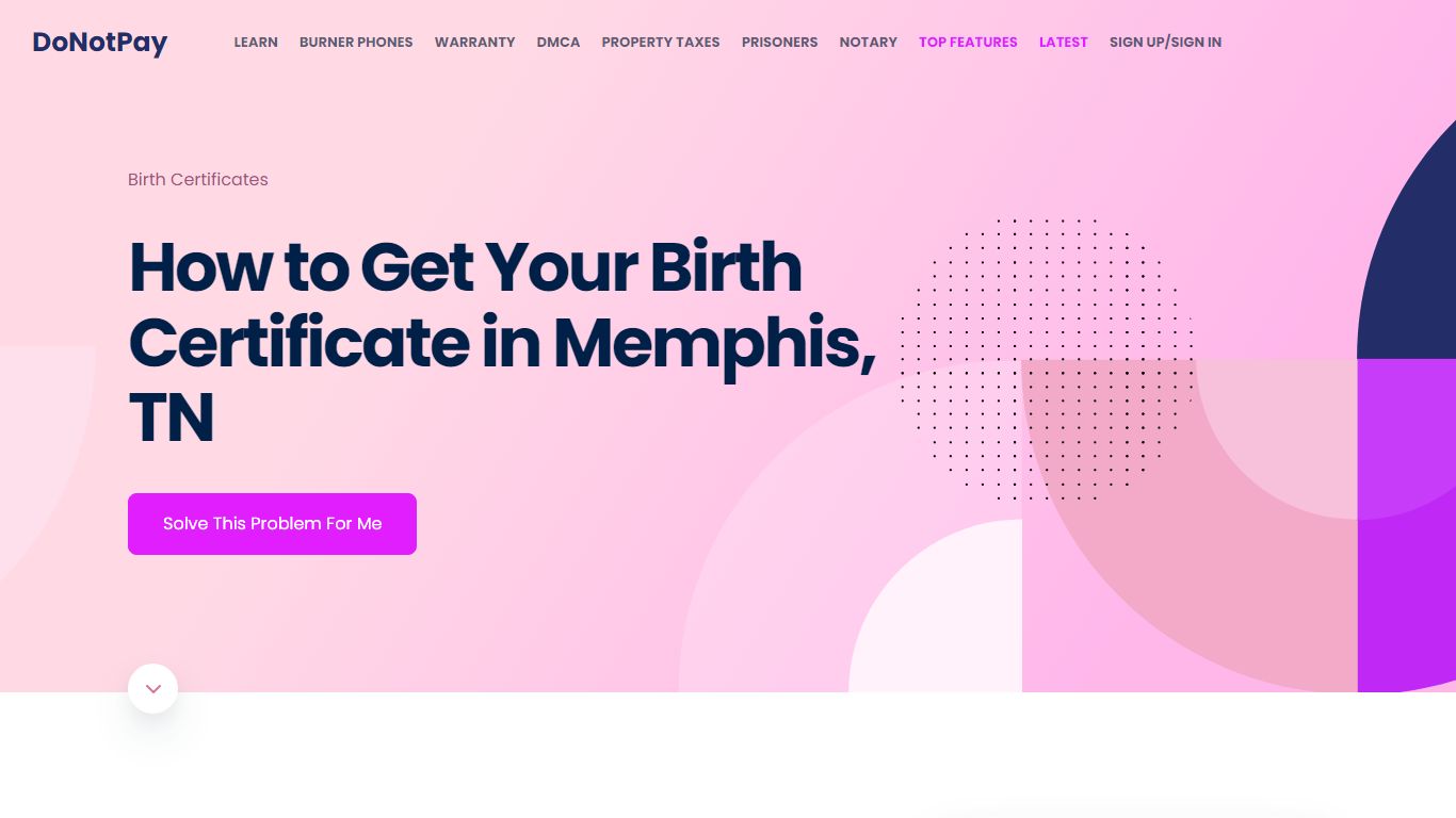 How to Request Your Birth Certificate in Memphis, TN - DoNotPay